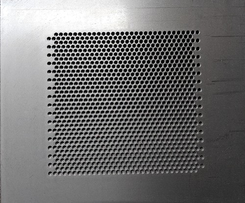 Perforated Metal with Circle Staggered Pattern - 60 Degrees