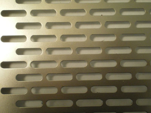 Perforated Metal with Oblong Holes - Side Staggered 27